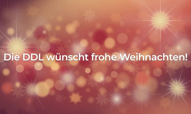 Die DDL-Geschäftsstelle geht in die Weihnachtsferien