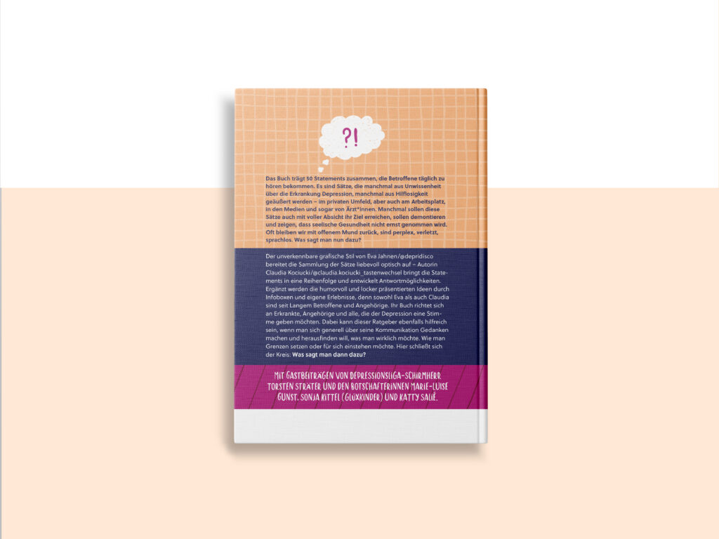 Rückseite des Buchs "Was sagt man dazu"