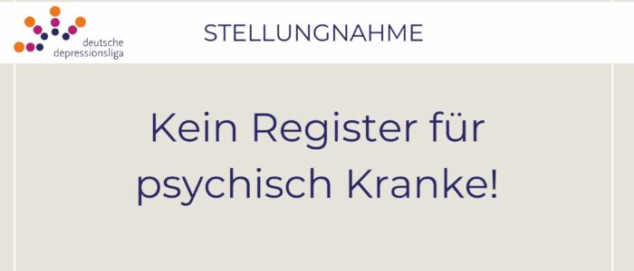 stellungnahme nein zu register für psychisch kranke