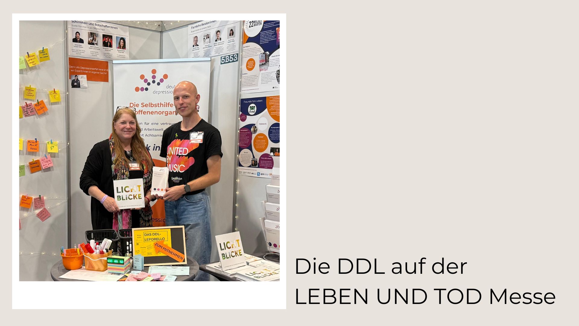 „Reden hilft heilen“ – Die DDL auf der Messe LEBEN UND TOD