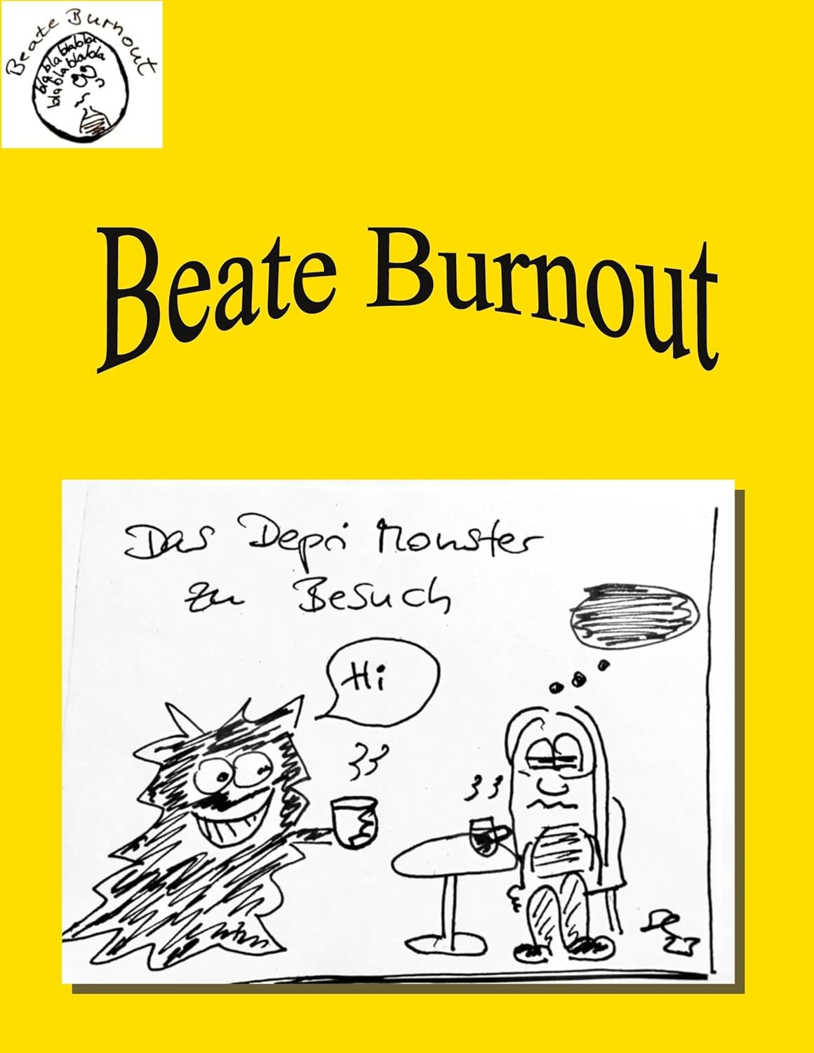Titel des Comics Das Deprimonster von Beate Burnout