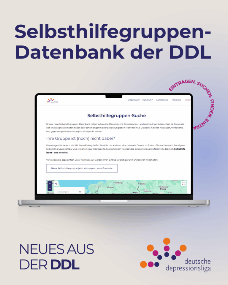 Die Selbsthilfegruppen-Datenbank ist online!