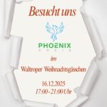 Phoenixkreis: Benefizveranstaltung zugunsten der DDL am 16. Dezember 2025 im Waltroper Weihnachtgässchen 1 Phoenixkreis: Benefizveranstaltung zugunsten der DDL am 16. Dezember 2025 im Waltroper Weihnachtgässchen 251216 Waltrop Phoenix Kreis SHG Weihnachtsmarkt