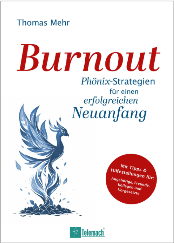 Medientipps 3 Cover des Buchs "Burnout" von Thomas Mehr