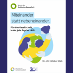 Woche der Seelischen Gesundheit: Miteinander statt nebeneinander – für eine Gesellschaft, in der jede Psyche zählt WDSG