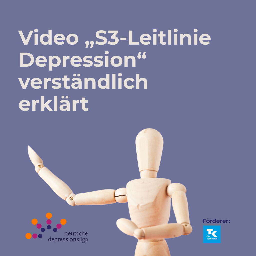 Video „S3-Leitlinie Depression“ verständlich erklärt S3Leitlinie