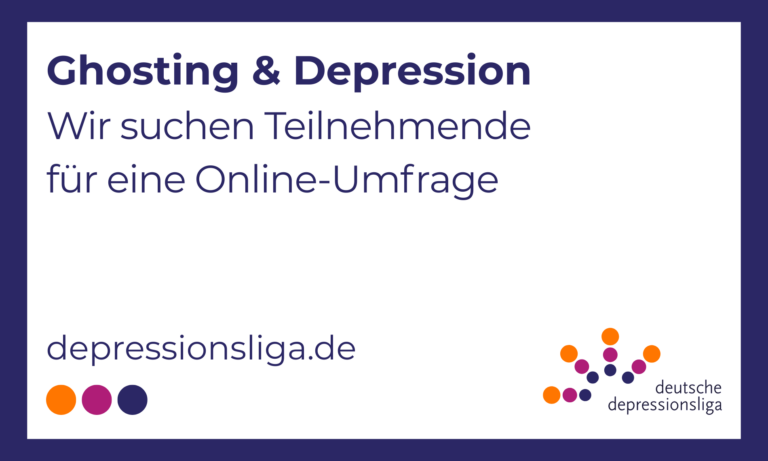 Online-Umfrage zum Thema Ghosting und Depression